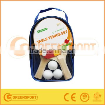 table tennis set/two balls/carrybag packing