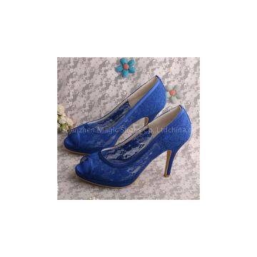 Blue Prom Shoes