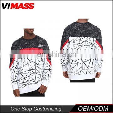 Personalised Custom Sweatshirt Manufacturer Printed Fashion Sports Wear Hip Hop Streetwear