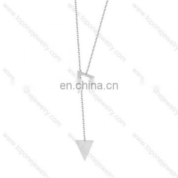 Good quality best selling new design long thin chain sliver necklace