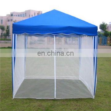 High quality 190t polyester silver coated 3x3m folding camping mosquito net tent