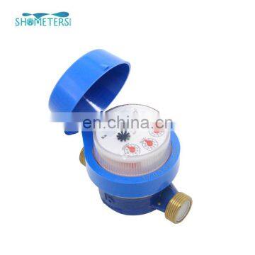 DN15 5  wheel single jet dry dial brass  water meter