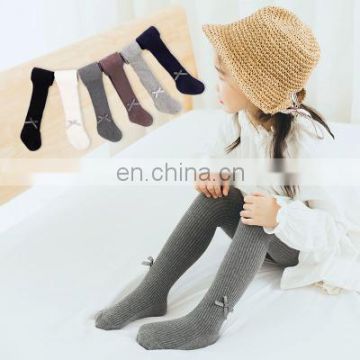 2020 children's socks autumn and winter models hot sale bow girls pantyhose fashion socks