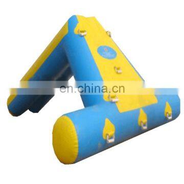 Customized size high quality 0.9mm PVC tarpaulin mini inflatable slide used in water