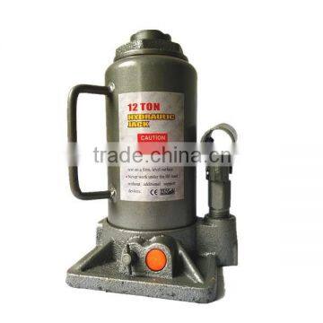 High quality good sell hydraulic bottle jack 12T for car repairing