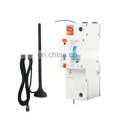 Good material easy to use wifi circuit breaker surge protection, wifi circuit breaker smart, tuya wifi circuit breaker