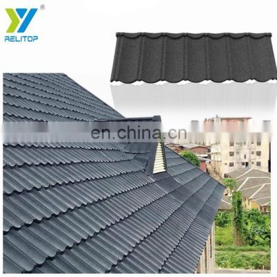 Manufacturer Houses Price Tiles Warranty south africa color stone coated metal roof tiles