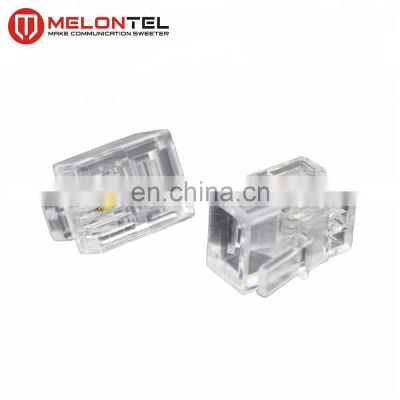 MT-5050 High Quality Gold Plated 6P2C RJ11 Male Connector Cat.3 Plug For Telephone