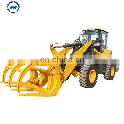 Small Wheel Timber Grab/ Sugarcane Loading Machine