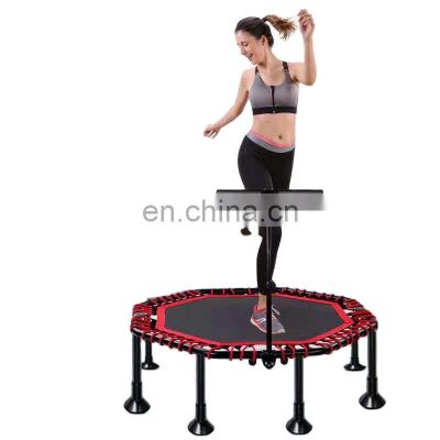wholesale new arrival cheap price fitness indoor training mini trampoline With Handle Bar/Mini Trampoline 40 Inch