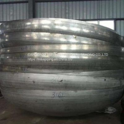 SIJIN supply Stainless Steel Pipe Cap: ASTM A403 WP304/304L, 316/316L, 321, 310S, 317,347