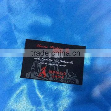 New product excellent quality custom woven label for clothing