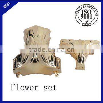 Flower set funeral supplies cheap plastic coffin corner