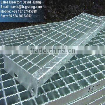 hot dip galvanized stair grating, galvanized safety grating