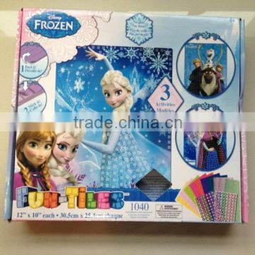 kids frozen mosaic by number kits
