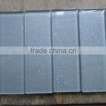 100x100mm glitter tile 4''x4'' metallic tile(MT9)