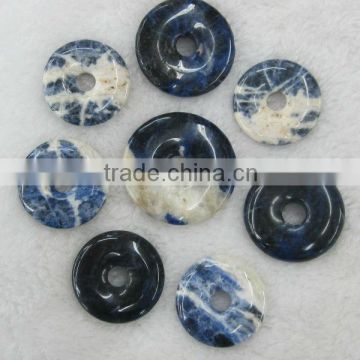 Wholesale Sodalite gemstone from Brazil donut gemstone