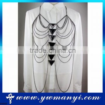 China supplier fashion design body chain jewelry for women full body chain jewelry B0010