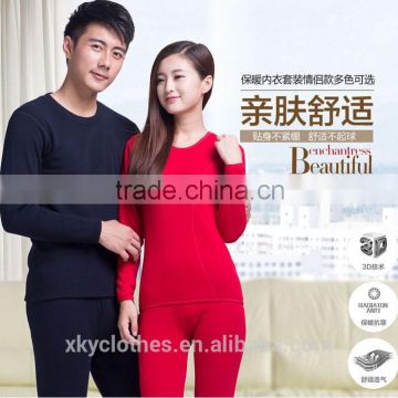 High quality underwear with cashmere couple sexy heated thermal underwear