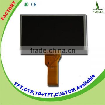 High resolution 1024x600 dots 7 inch IPS TFT-LCD panel for sale