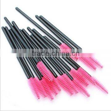 10Pcst make up brush Pink synthetic fiber One-Off Disposable Eyelash Brush Mascara Applicator Wand Brush best deal
