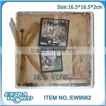 New York city design various notepad with ribbon