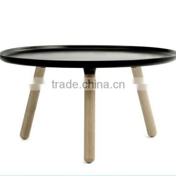 fashionable fiberglass round coffee table