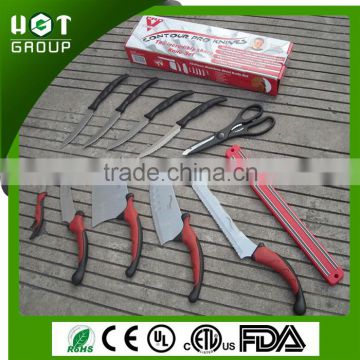 Own painted production line High quality 11 pcs kitchen knife set