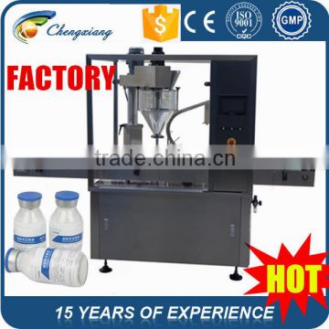 Factory price automatic powder filling and capping machine
