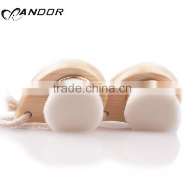 Andor high quality beauty girl wooden face brushes