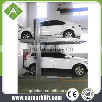 auto car elevator parking system double hydraulic car parking lift equipment with CE