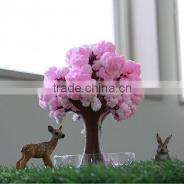 Magic toy artificial cherry blossom trees