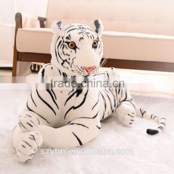 wholesale animal/plush tiger toy /stuffed tiger/soft white tiger