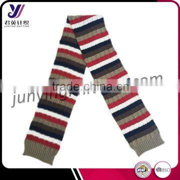 Top quality multicolor wool felt winter knitted infinity pashmina scarf (accept design draft)