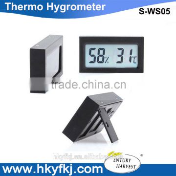 Portable wholesale Digital LCD Humidity Thermometer Hygrometer with C / F Switch