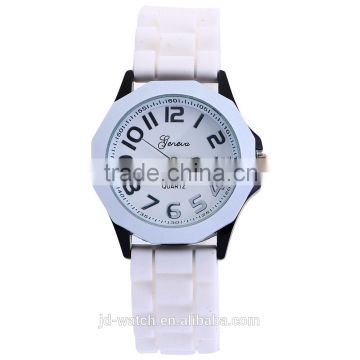 2015 Geneva luxury brand watch quartz Silicone Jelly watch for women girl boy gift