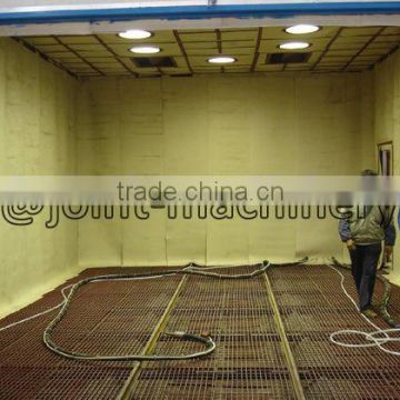air blasting booth for iron rust remover