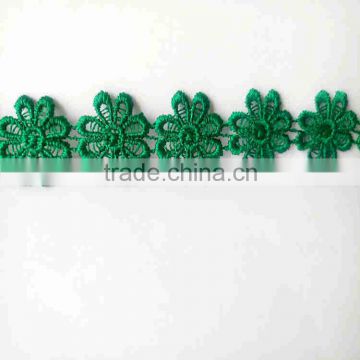 shandong Daifei modern design green flower chemical lace