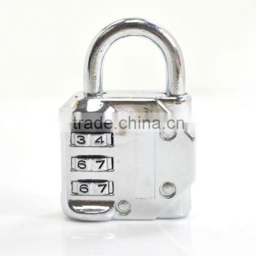 3-digital code locks Custom brand Resettable Combination Padlock