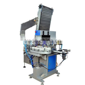 Dongguan factory directly manufactured plastic/metal/glass/PVC bottle caps automatic 3 color pad printing machine