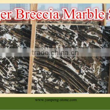 Tiger Breccia marble slab