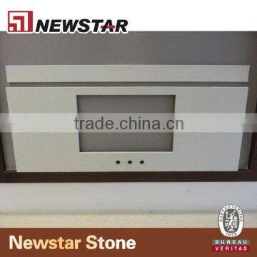 Newstar square sink quartz vanity tops