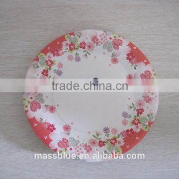 7 inch Cheap Custom Printed Dinner Paper Plate