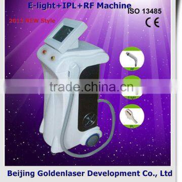 Face Lifting 2013 Exporter Beauty Salon Equipment Diode Laser E-light+IPL+RF Machine 2013 Laser Touch One Price 590-1200nm