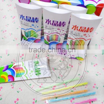 Colorful Rainbow Crystal Mix Fruit Candy In Plastic Tube