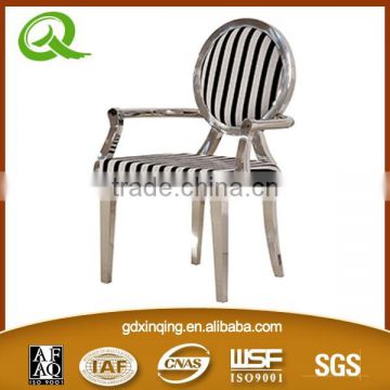 FC38 living room stainless steel chair arm chair modern chair