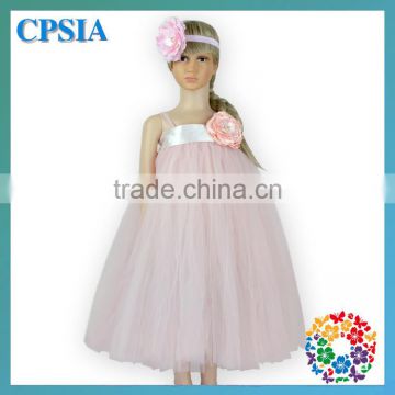 Pink Baby Tutu Dress Children Clothes Summer 2015 Kids Party Dresses