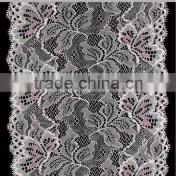 7075elastic nylon lace trim for underwear