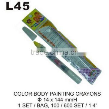 L45 COLOR BODY PAINTING CRAYONS