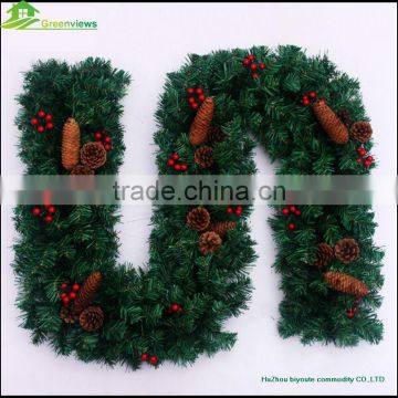 Christmas wreath 2.7M PVC Christmas decoration canes talking christmas wreath